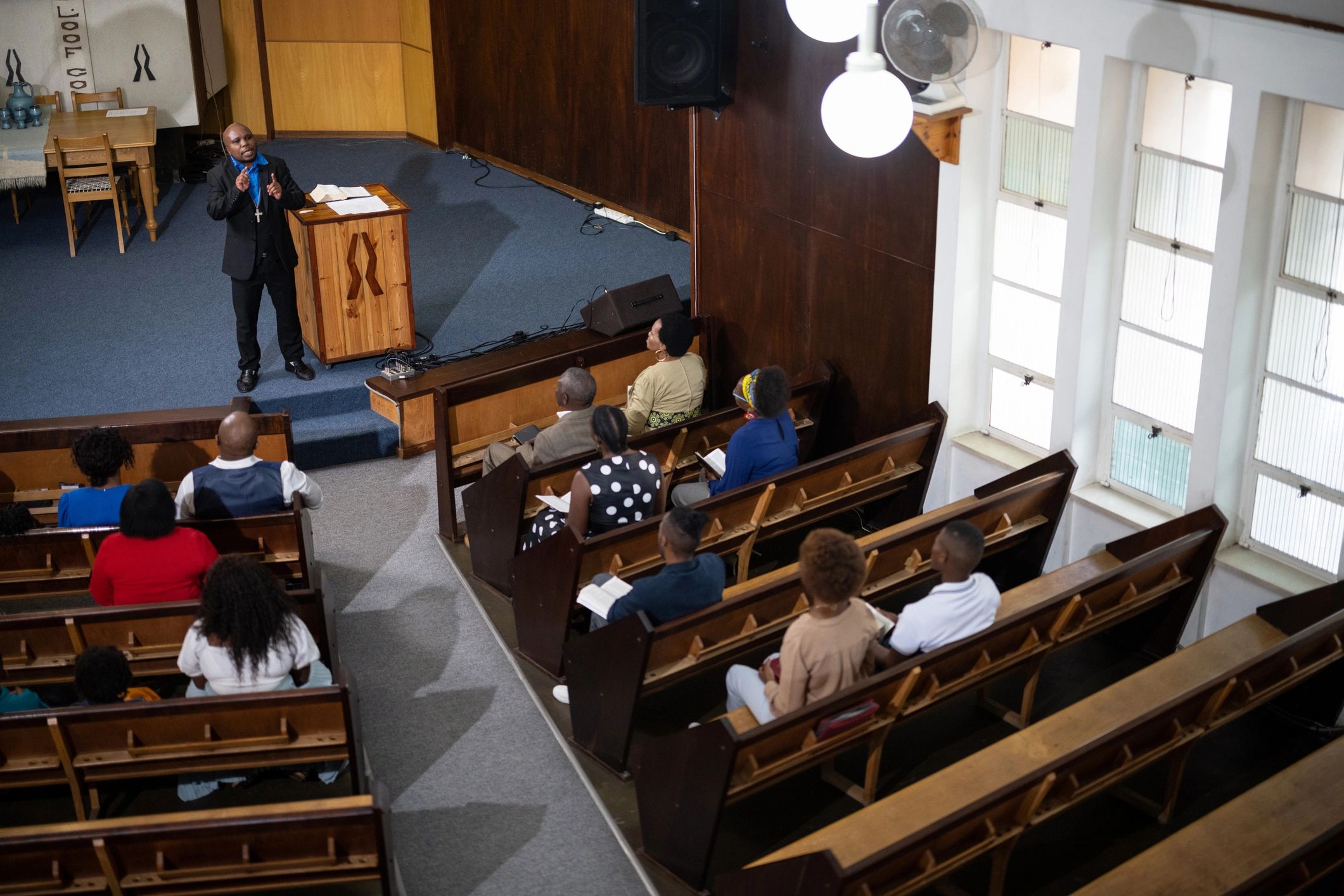 Church service gathering