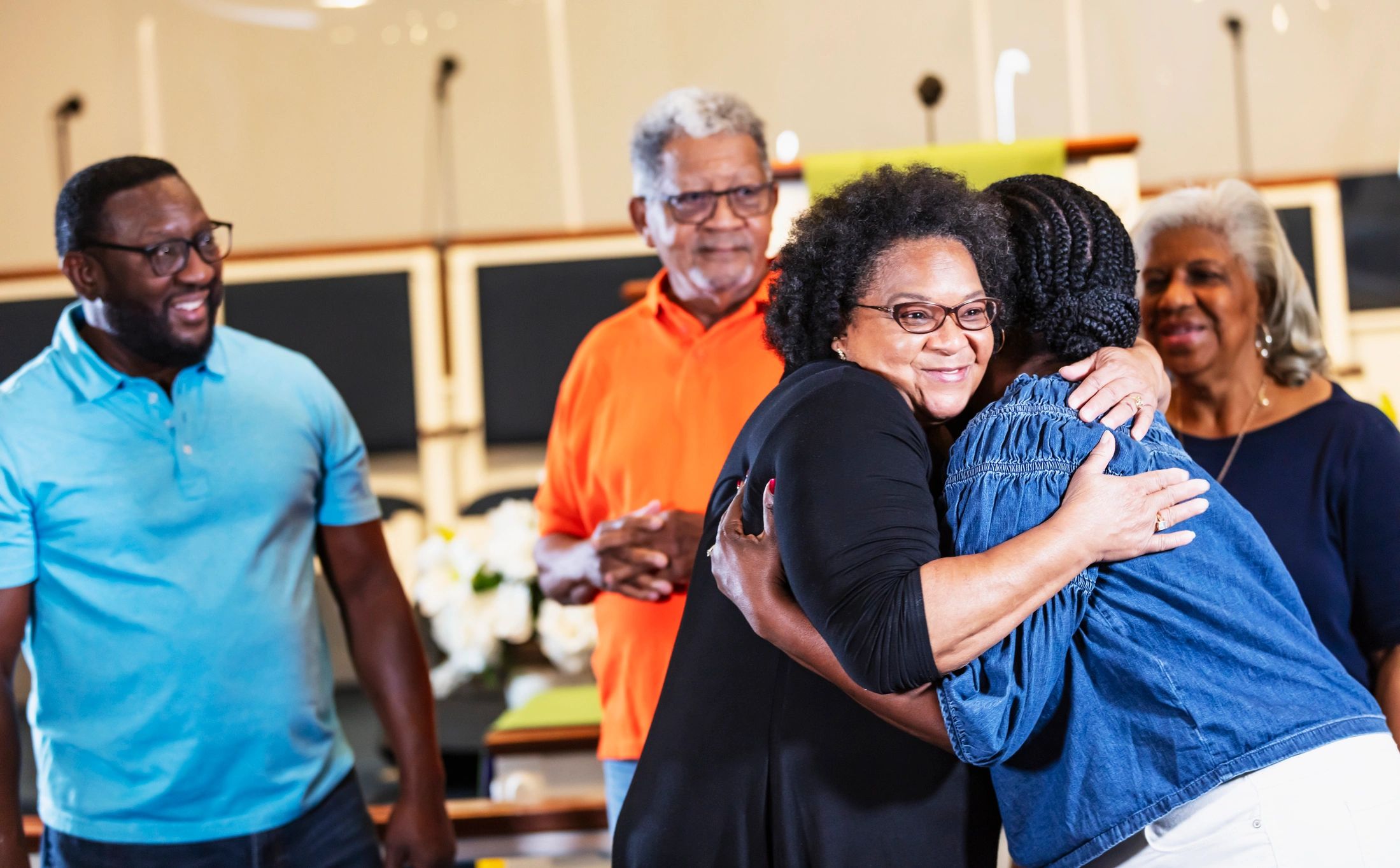 Church community sharing fellowship